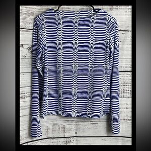 Ellie Kai Top Womens Size 10‎ Geo Print Nylon Spandex Pullover shirt Golf Tennis